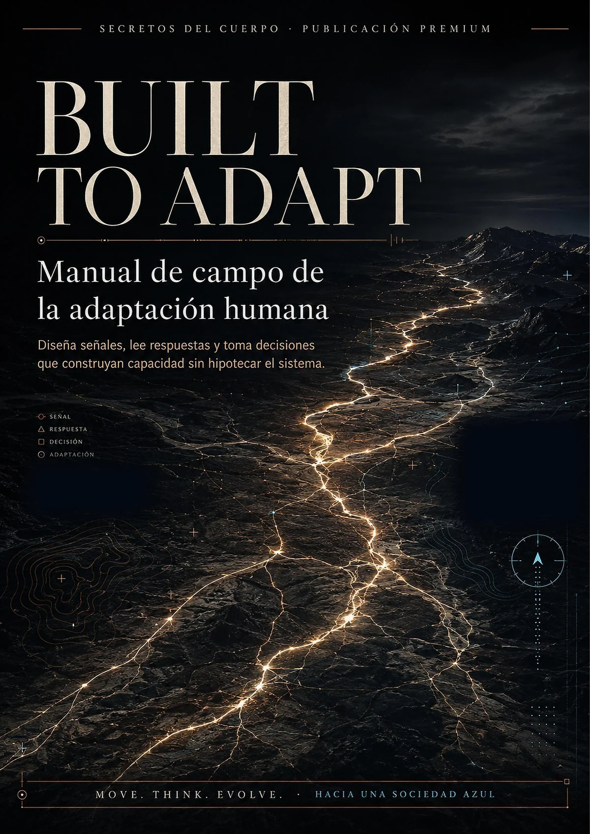 Portada de BUILT TO ADAPT, Publicación Premium de Secretos del Cuerpo.