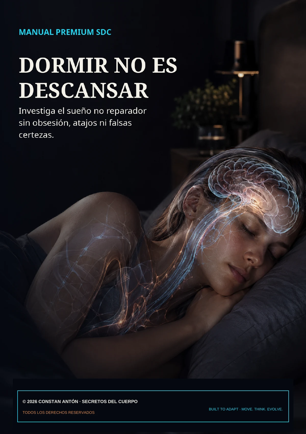 Portada de Dormir no es descansar, Publicación Premium de Secretos del Cuerpo.