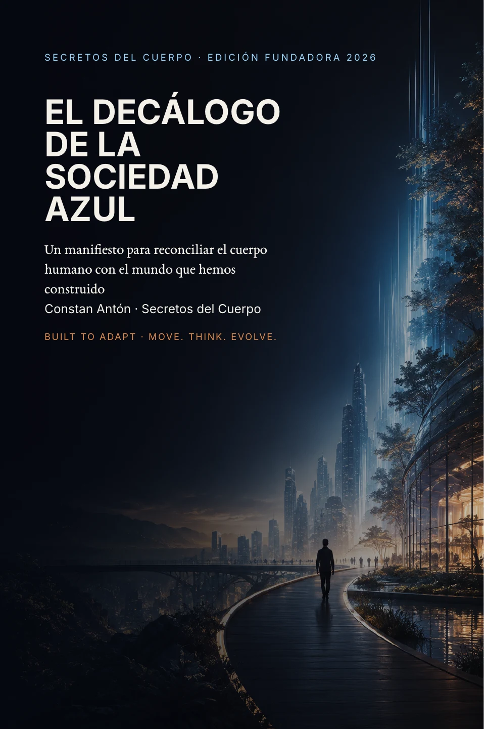 Portada de El Decálogo de la Sociedad Azul, libro de la Biblioteca SDC.