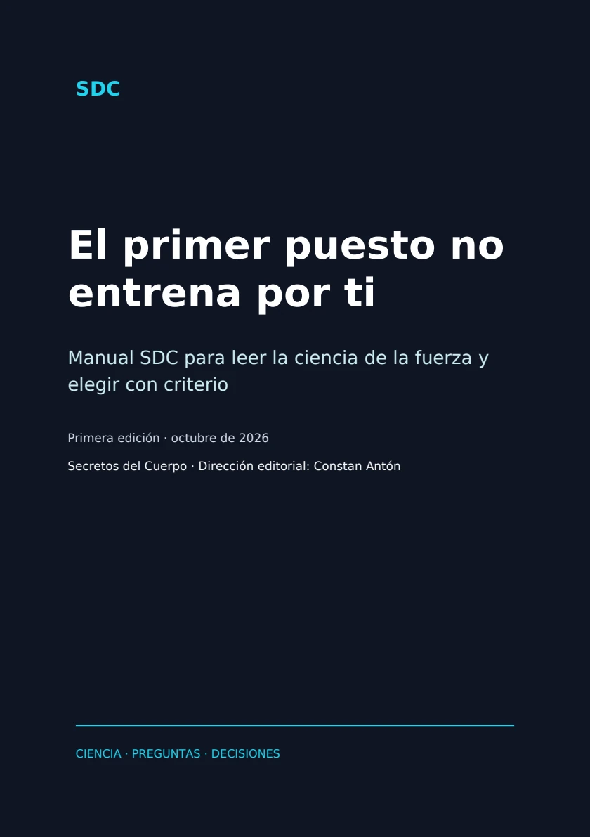 Portada editorial del manual premium El primer puesto no entrena por ti